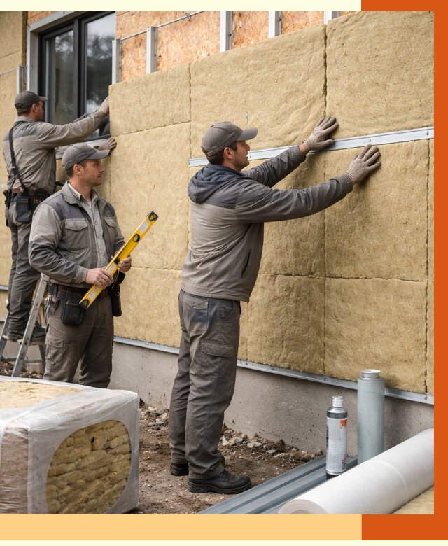 Утепление дома из SIP панелей в Ханты-Мансийске от 6330 руб./м² под ключ | ТепломастерХнт