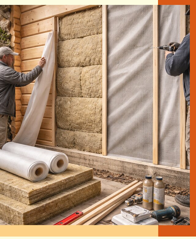 Утепление дома из минибруса в Ханты-Мансийске от 4594 руб/м2 — заказать профессионально | ТепломастерХнт