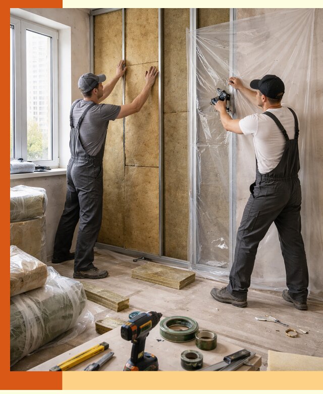 Утепление квартиры изнутри профессионально в Ханты-Мансийске