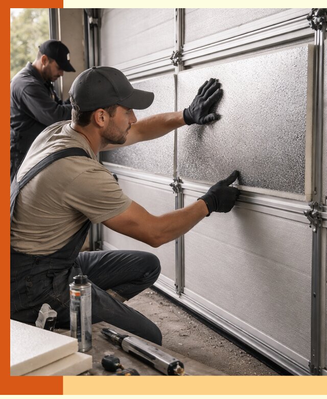 Утепление гаражных ворот в Ханты-Мансийске качественно и надежно