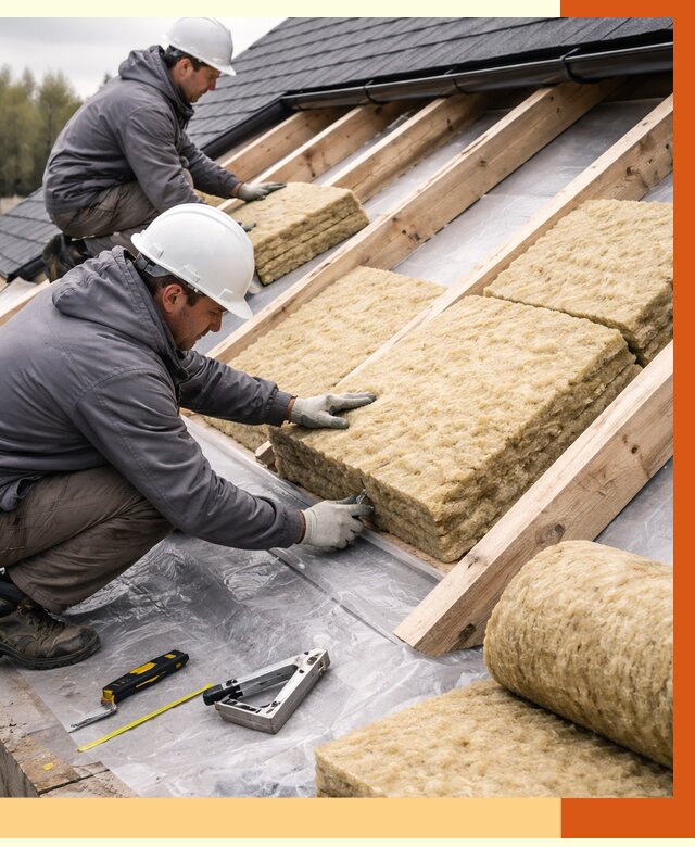 Утепление крыши в Ханты-Мансийске от 1889 руб./м2 — комплексное утепление кровли | ТепломастерХнт