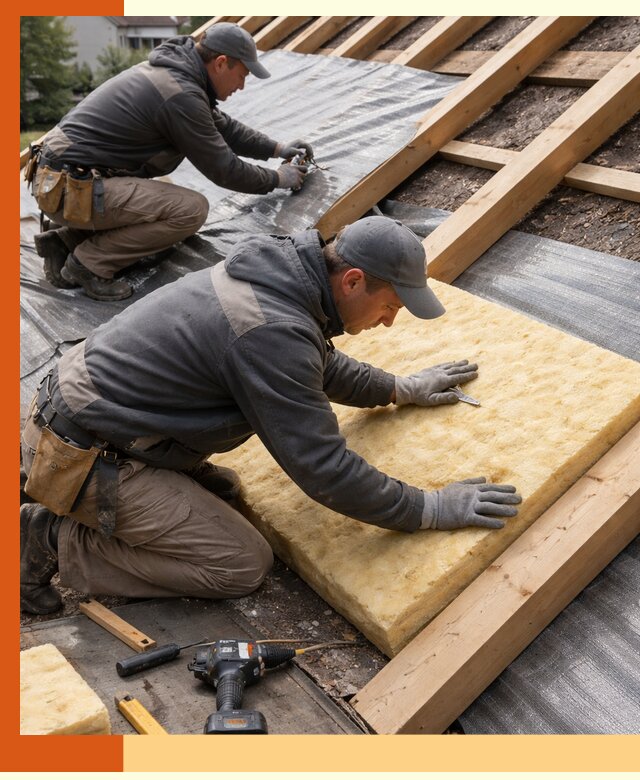 Профессиональное утепление крыши в Ханты-Мансийске качественно и надежно