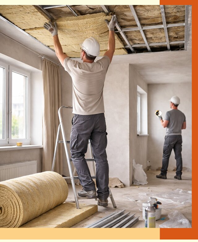 Утепление потолка в частном доме в Ханты-Мансийске от 970 руб./м² — работы под ключ | ТепломастерХнт