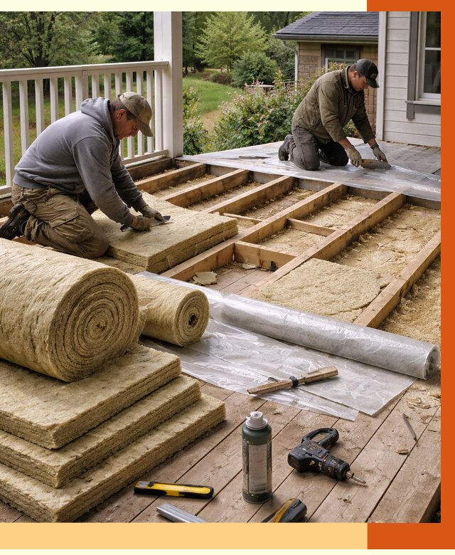 Утепление террасы в Ханты-Мансийске от 4288 руб./м2 — утеплить террасу под ключ | ТепломастерХнт