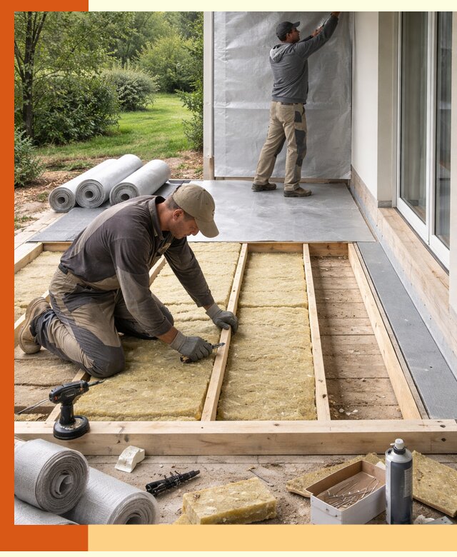 Утепление террасы в Ханты-Мансийске — тепло и защита круглогодично