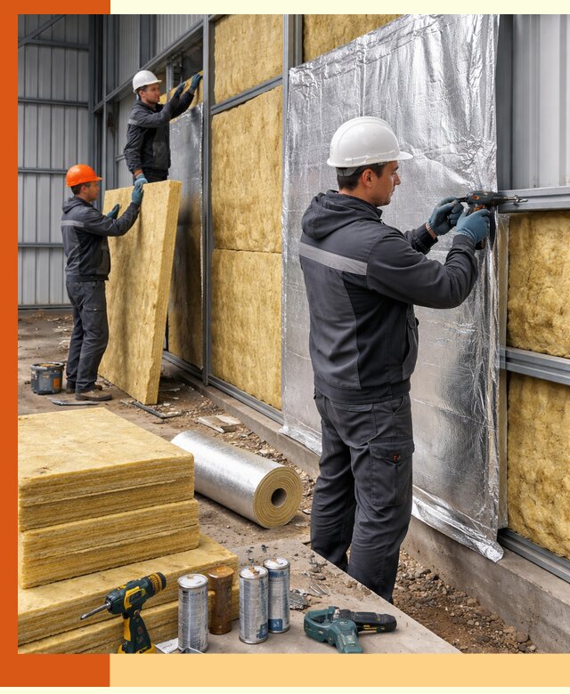 Утепление металлического ангара профессионально в Ханты-Мансийске