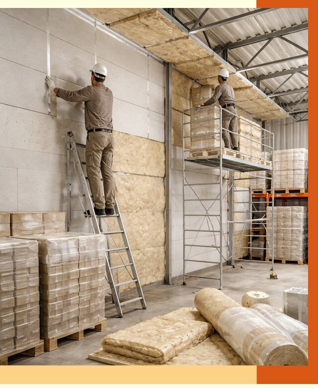 Утепление склада готовой продукции в Ханты-Мансийске от 1991 руб./м2 — комплексно | ТепломастерХнт