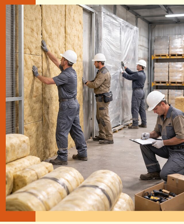 Утепление склада готовой продукции в Ханты-Мансийске качественно и быстро