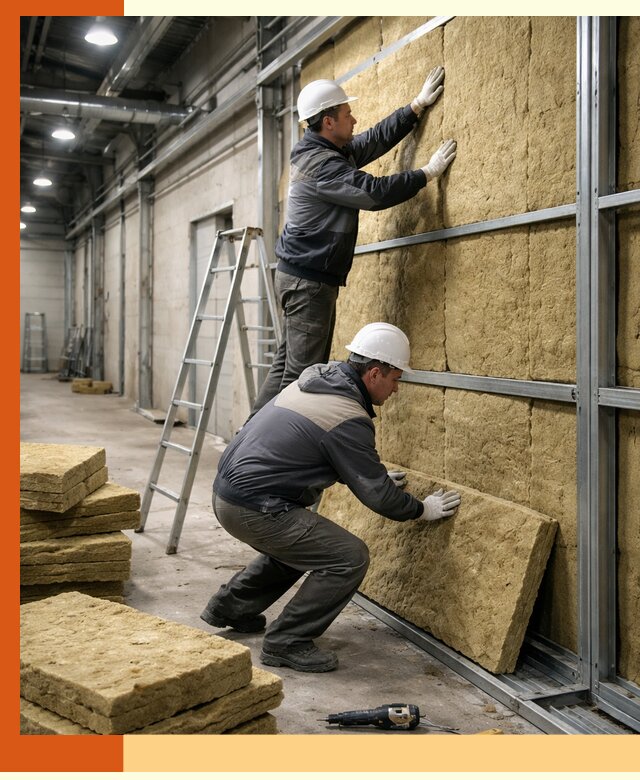 Утепление цеха под ключ в Ханты-Мансийске с гарантией качества