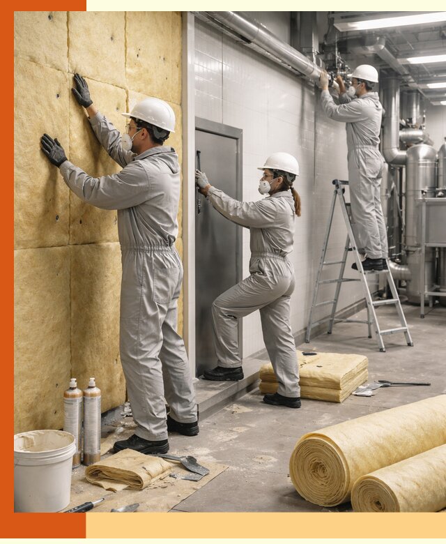 Утепление пищевого цеха под ключ в Ханты-Мансийске