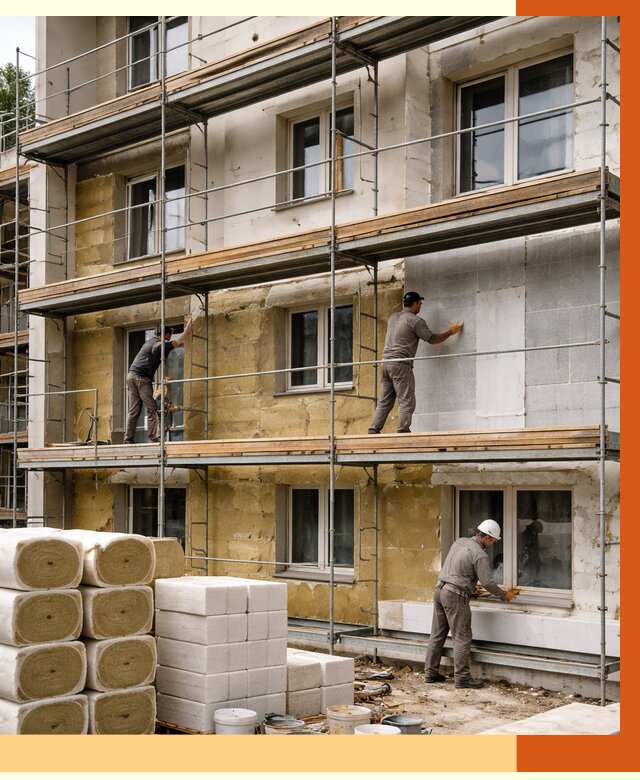 Утепление гостиницы в Ханты-Мансийске от 7350 руб./м2 — комплексно, ППУ, под ключ | ТепломастерХнт