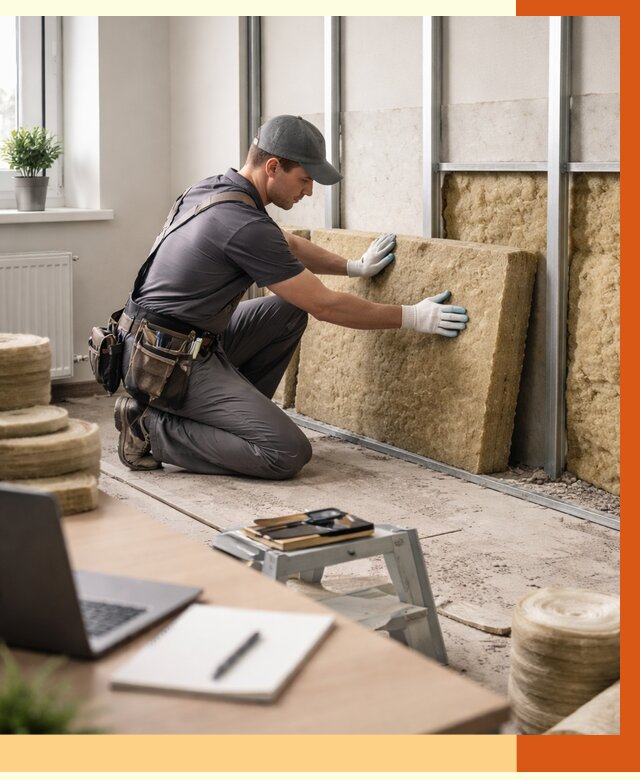 Утепление офиса в Ханты-Мансийске от 4594 руб/м2 — комплексное утепление офиса под ключ | ТепломастерХнт