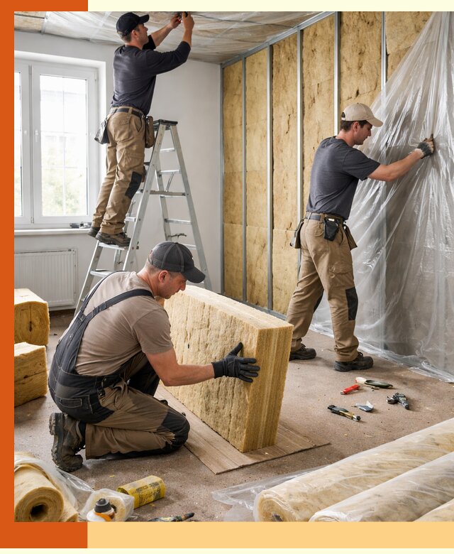 Утепление офисных помещений под ключ в Ханты-Мансийске