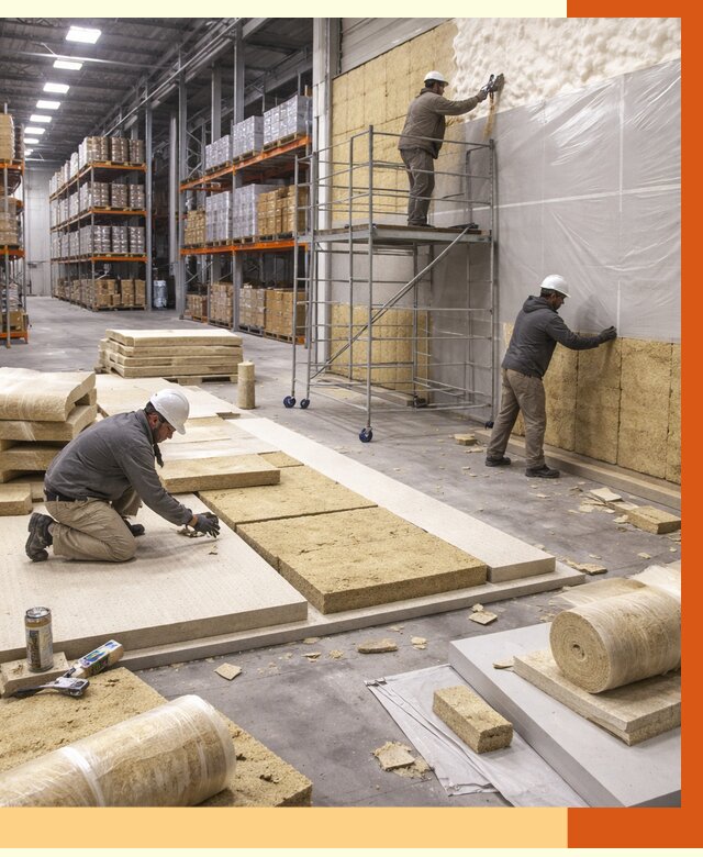 Утепление складского терминала в Ханты-Мансийске от 7657 руб./м² под ключ | ТепломастерХнт