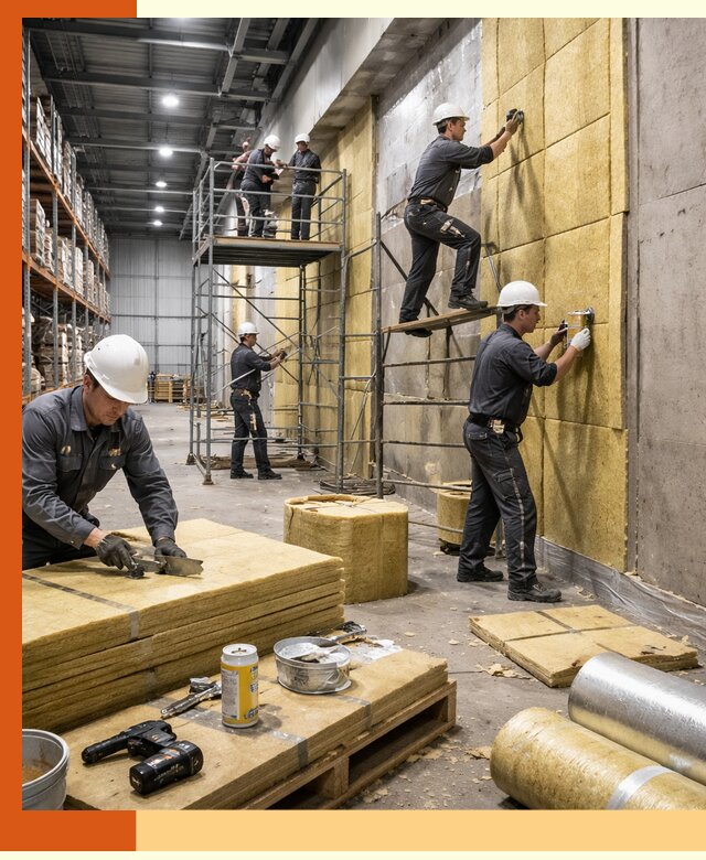 Утепление логистического центра в Ханты-Мансийске качественно и экономично