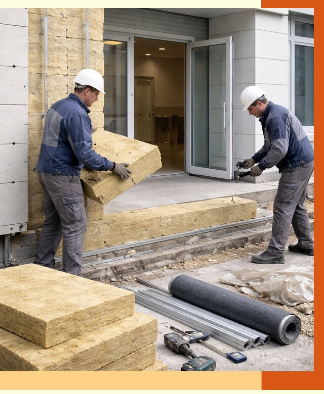 Утепление медицинского центра в Ханты-Мансийске под ключ от 12761 руб./м² | ТепломастерХнт