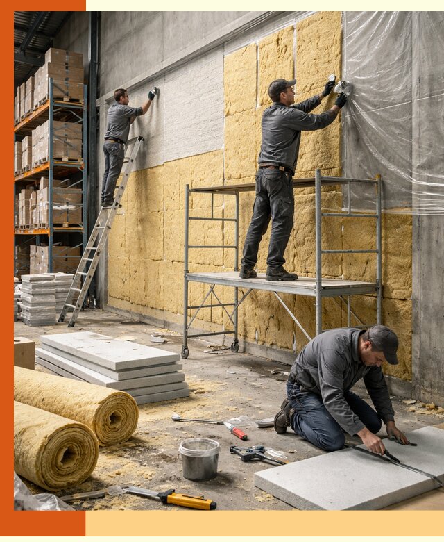 Утепление холодного склада под ключ в Ханты-Мансийске