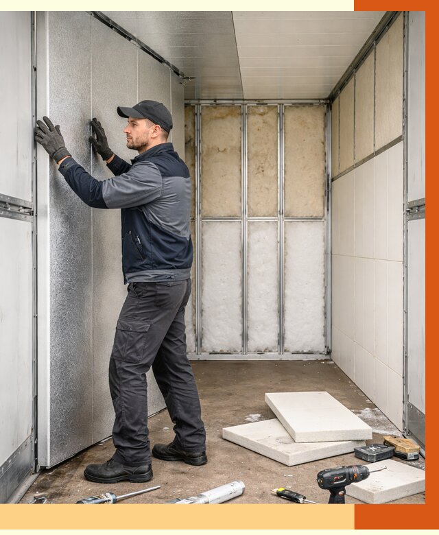 Утепление холодильного кузова в Ханты-Мансийске от 13782 руб. под ключ | ТепломастерХнт