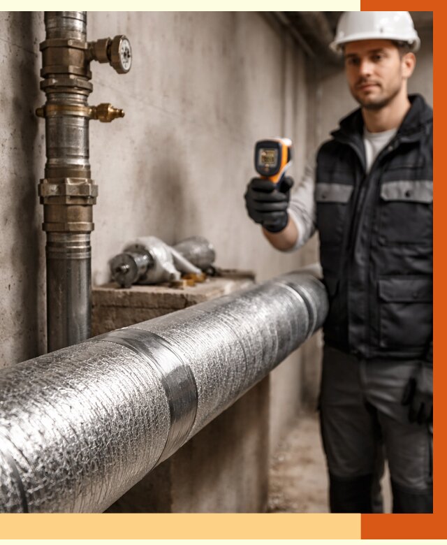 Утепление труб водоснабжения в Ханты-Мансийске от 8678 руб. за м² — услуги ТепломастерХнт