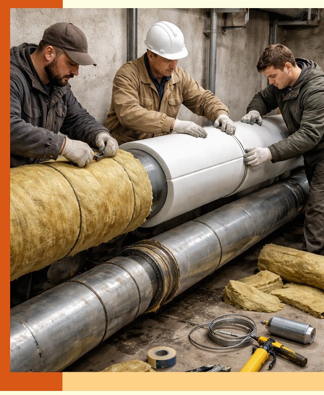 Утепление трубопровода в Ханты-Мансийске с гарантией энергоэффективности