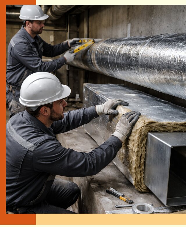 Профессиональное утепление воздуховодов и теплоизоляция в Ханты-Мансийске