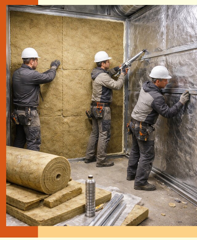 Утепление венткамеры в Ханты-Мансийске — качественная теплоизоляция и шумопоглощение