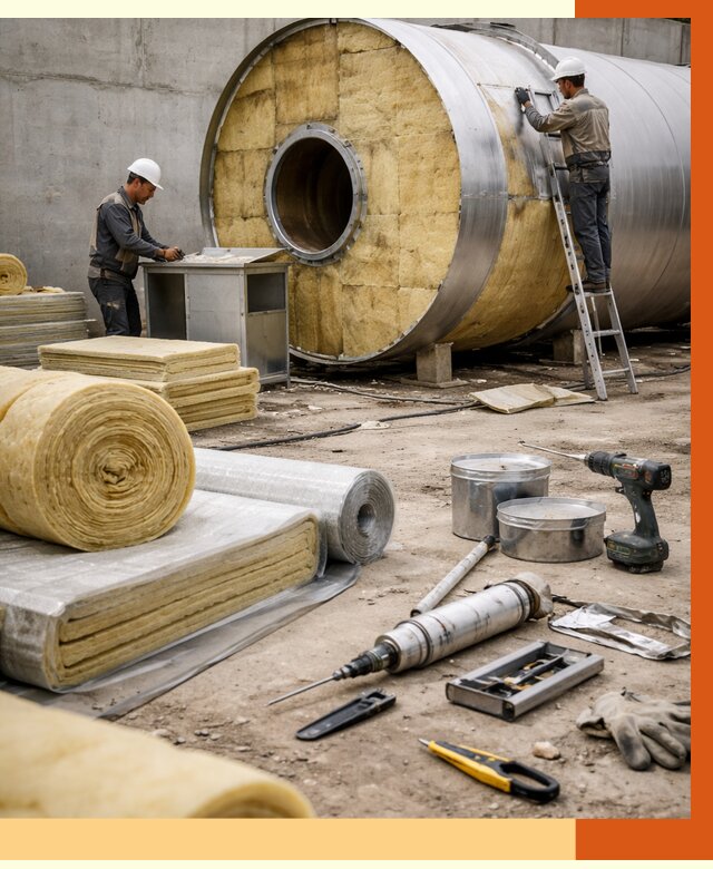 Утепление резервуара с топливом в Ханты-Мансийске от 28075 руб. под ключ | ТепломастерХнт