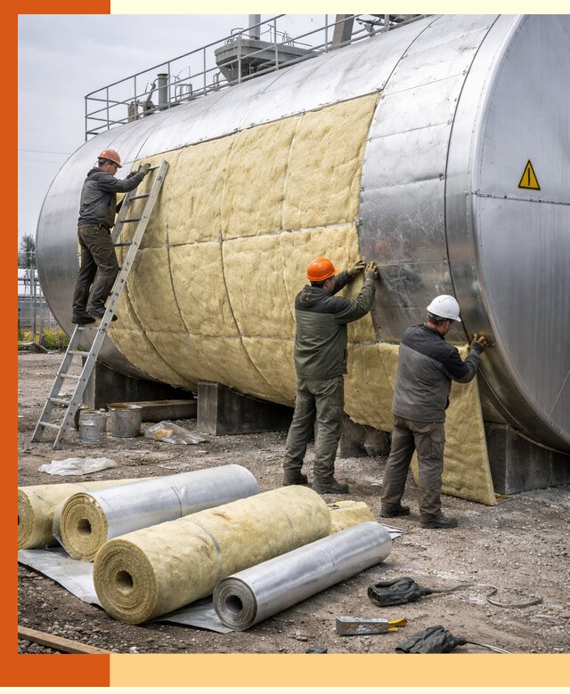 Утепление резервуаров с топливом в Ханты-Мансийске надежно и экономично