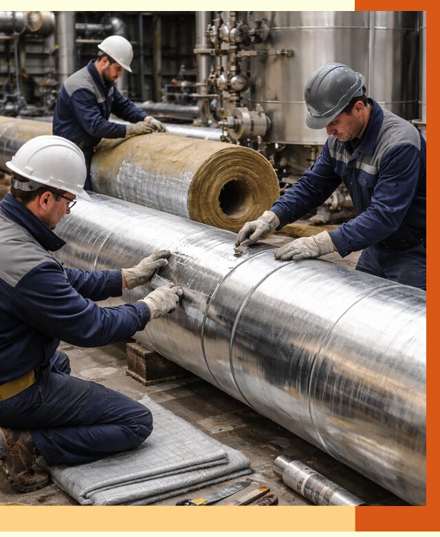 Утепление технологического оборудования в Ханты-Мансийске от 4288 руб. за м2 | ТепломастерХнт