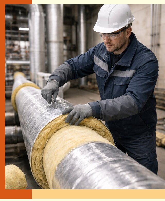 Утепление технологического оборудования и заводских установок в Ханты-Мансийске