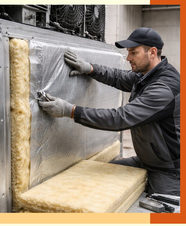 Утепление холодильного агрегата в Ханты-Мансийске от 8678 руб. под ключ | ТепломастерХнт