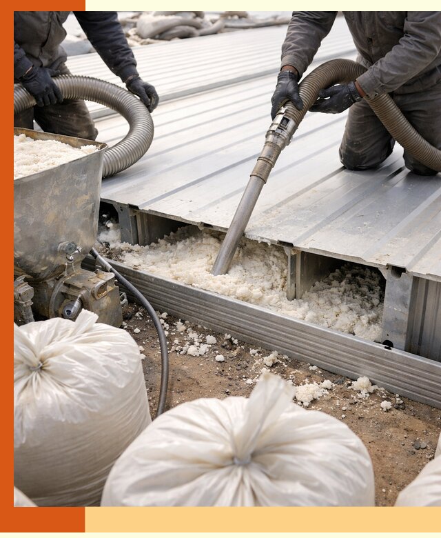 Заполнение пустот кровельных панелей пенными и мокрыми герметиками в Ханты-Мансийске