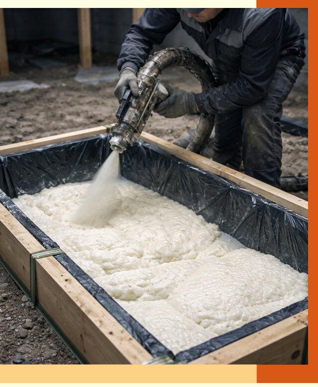 Заливка ППУ в формы в Ханты-Мансийске от 2552 руб. — утепление форм под ключ | ТепломастерХнт