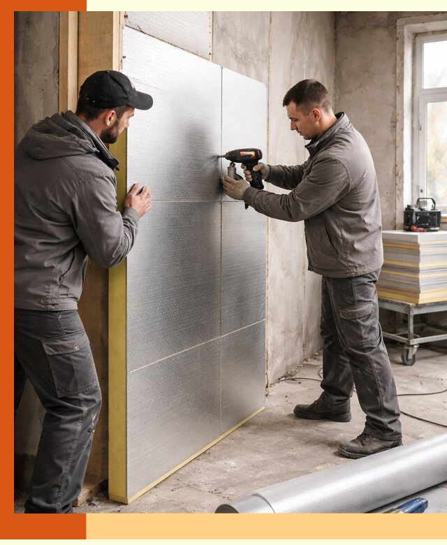 Утепление PIR панелями домов и зданий в Ханты-Мансийске