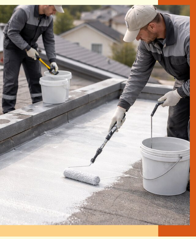 Утепление кровли жидкой теплоизоляцией в Ханты-Мансийске от 2195 руб./м2 | ТепломастерХнт