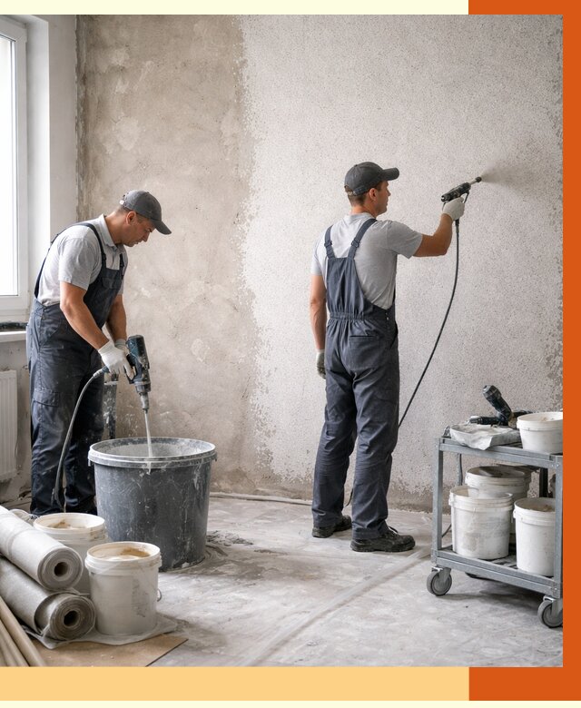 Утепление стен жидкой теплоизоляцией в Ханты-Мансийске от 4288 руб/м² | ТепломастерХнт