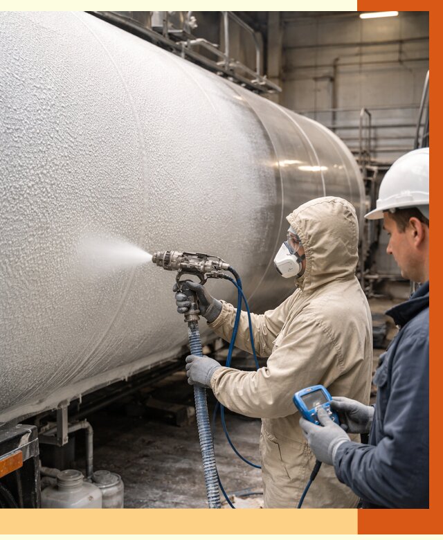 Утепление автоцистерны жидкой теплоизоляцией в Ханты-Мансийске от 14803 руб. под ключ | ТепломастерХнт