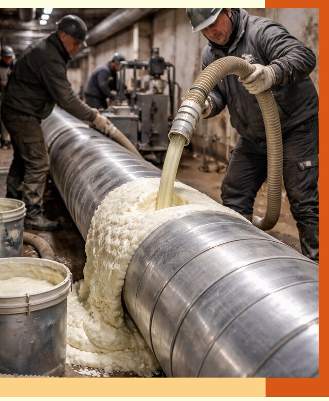 Утепление теплотрассы жидкой теплоизоляцией в Ханты-Мансийске от 4288 руб. | ТепломастерХнт