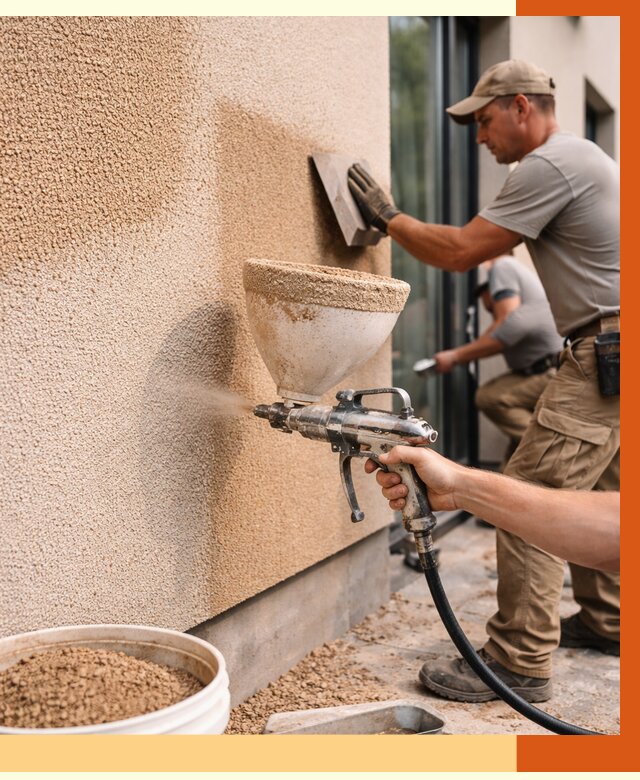 Утепление фасада жидкой пробкой в Ханты-Мансийске от 4900 руб./м² под ключ | ТепломастерХнт