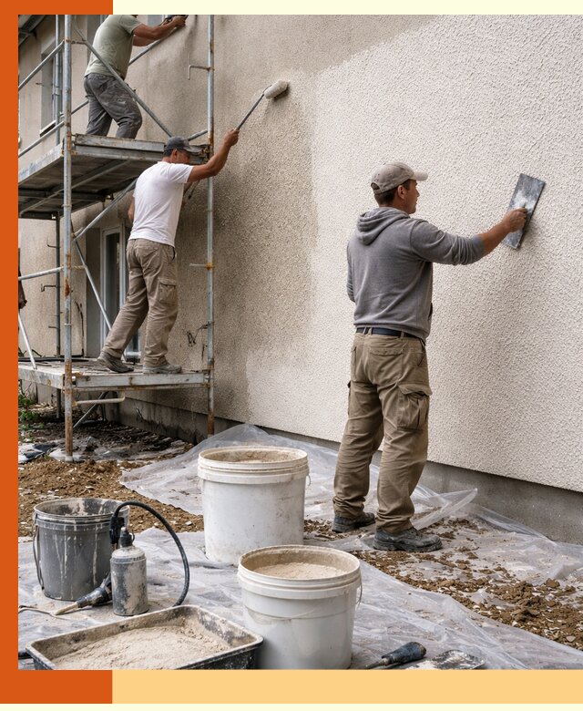 Утепление фасада жидкой пробкой в Ханты-Мансийске