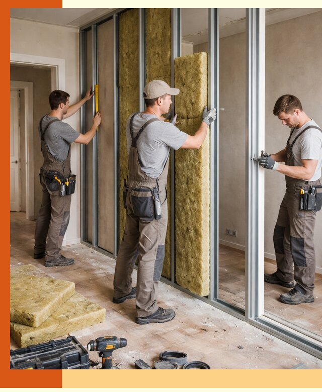 Шумоизоляция межкомнатных перегородок в Ханты-Мансийске эффективно и надёжно