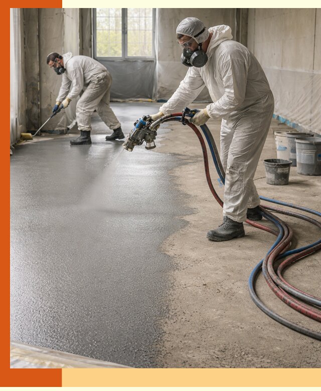 Гидроизоляция полимочевиной полов и конструкций в Ханты-Мансийске