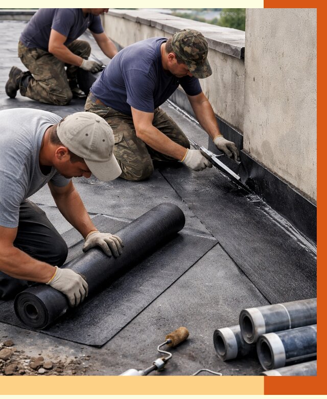 Гидроизоляция кровли в Ханты-Мансийске от 4594 руб. — профессиональная гидроизоляция крыши | ТепломастерХнт