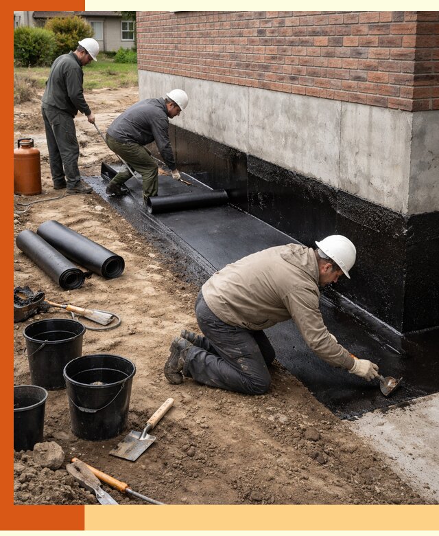 Гидроизоляция фундамента в Ханты-Мансийске: надежная защита строений