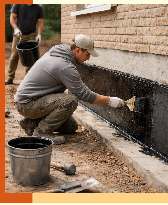Гидроизоляция цоколя домов и зданий в Ханты-Мансийске эффективными методами