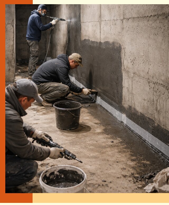 Гидроизоляция подвала в Ханты-Мансийске — комплексная защита от влаги