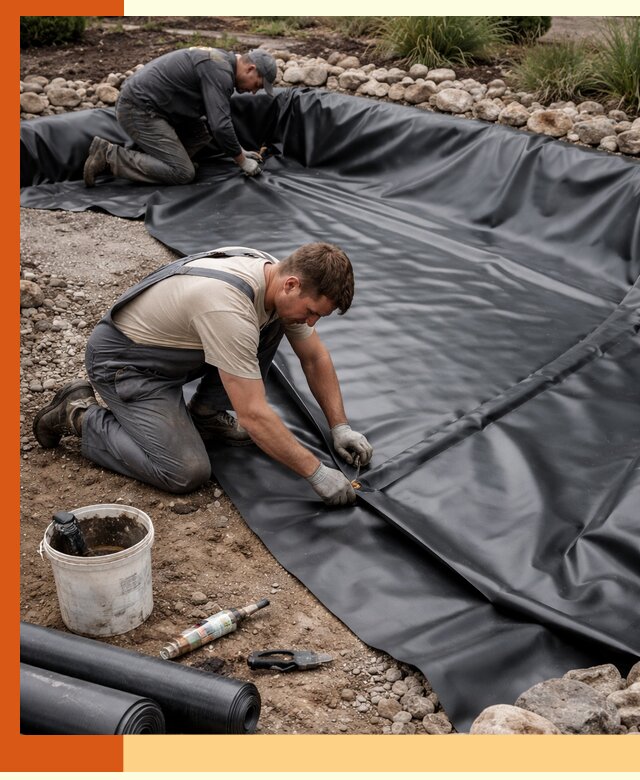 Гидроизоляция пруда в Ханты-Мансийске: надежная защита и герметизация