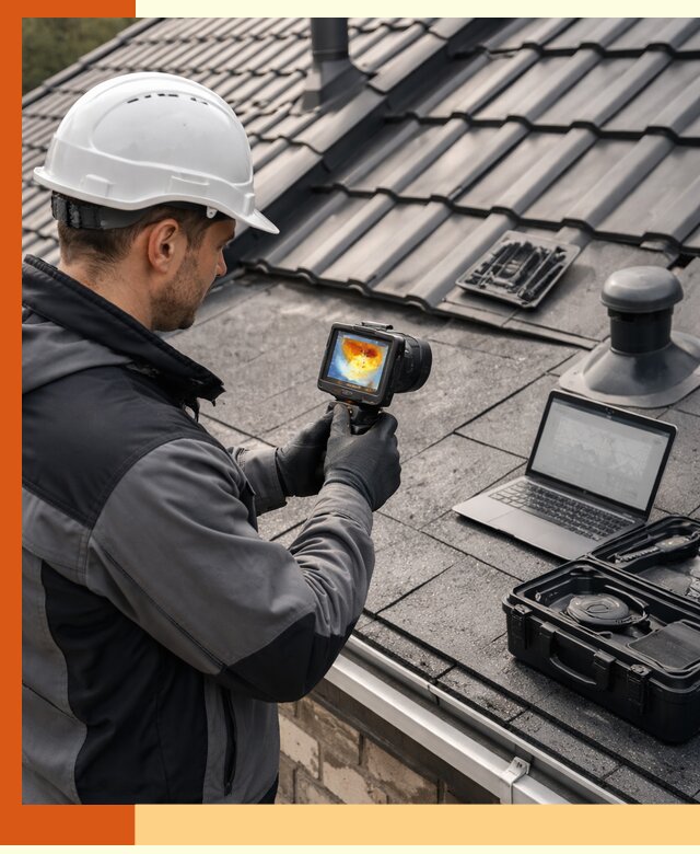 Тепловизионное обследование кровли в Ханты-Мансийске для выявления дефектов