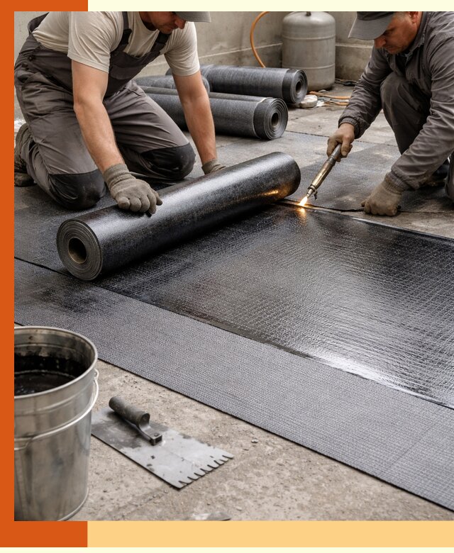 Монтаж гидроизоляционной мембраны в Ханты-Мансийске для зданий и конструкций