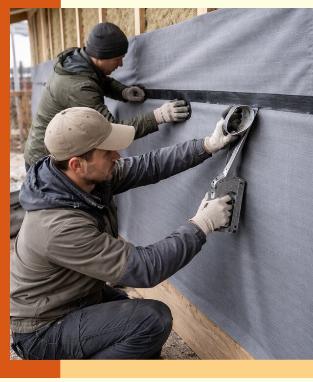 Монтаж ветроизоляции зданий и конструкций в Ханты-Мансийске